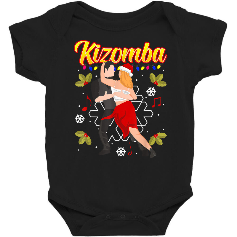 Kizomba Dancing Christmas Party Latin Dance Music Dancer T Shirt Baby Bodysuit by caneypga | Artistshot