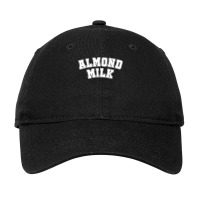 Almond Milk Retro Sports Arch Almond Milk Adjustable Cap | Artistshot