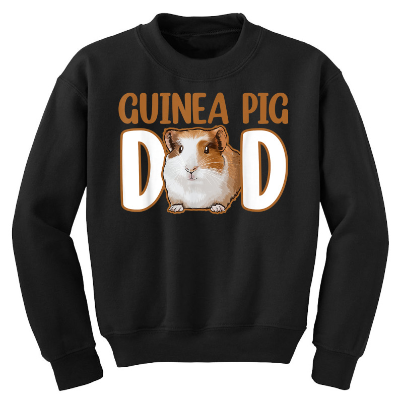 Cute Guinea Pig Design For Dad Men Cavy Guinea Pig Lovers T Shirt Youth Sweatshirt | Artistshot