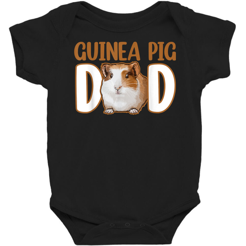 Cute Guinea Pig Design For Dad Men Cavy Guinea Pig Lovers T Shirt Baby Bodysuit | Artistshot