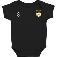 Cyprus Number 8 Soccer Flag Football  Eight Cypriot T Shirt Baby Bodysuit | Artistshot