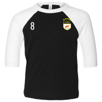 Cyprus Number 8 Soccer Flag Football  Eight Cypriot T Shirt Toddler 3/4 Sleeve Tee | Artistshot