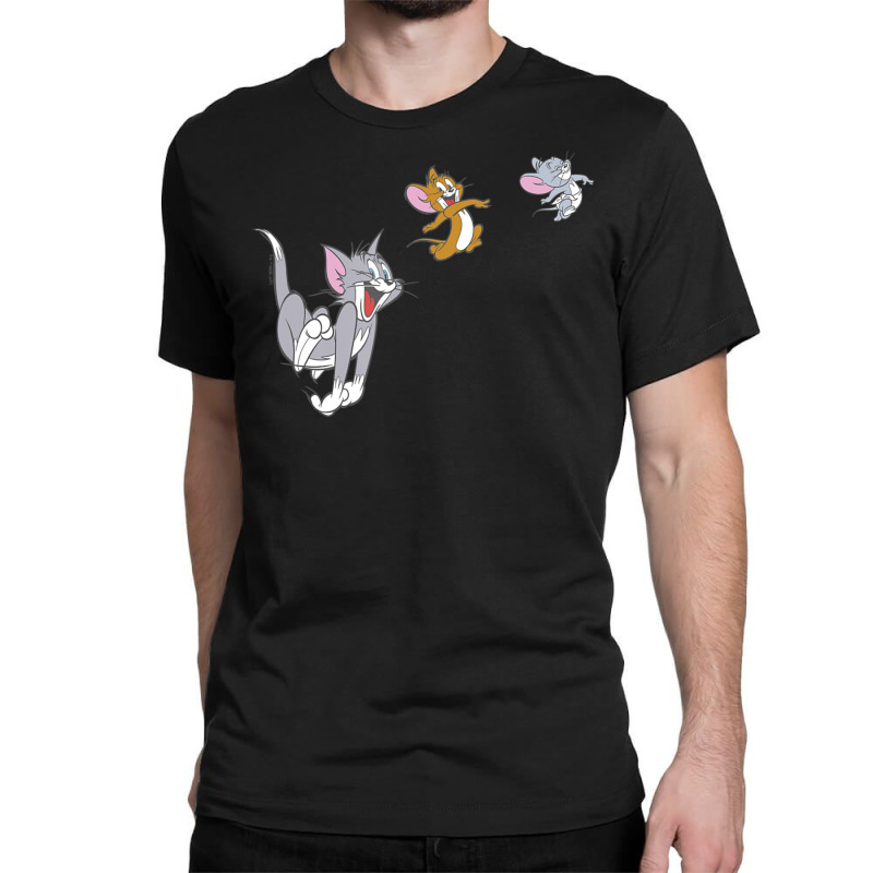 Tom And Jerry Group Shot Arching Jump Classic T-shirt by ngodo | Artistshot