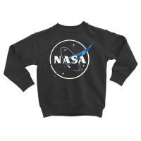 Outline Blue Space Color Streak Toddler Sweatshirt | Artistshot