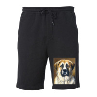 Anatolian Shepherd Dog Vintage Style Portrait T Shirt Fleece Short | Artistshot