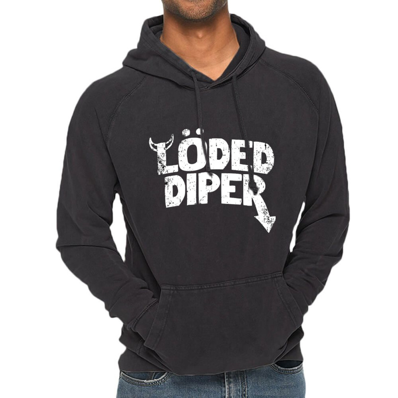 Loded Diper Cute Vintage Hoodie by THOMASRAFFERTY | Artistshot