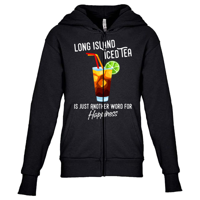 Long Island Iced Tea Cocktail Happiness Youth Zipper Hoodie by cm-arts | Artistshot