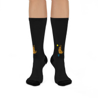 V Is For Viscacha Crew Socks | Artistshot