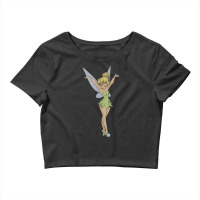 Peter Pan Tinker Bell Arms Up Profile Mirror Dance Crop Top | Artistshot