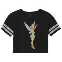 Peter Pan Tinker Bell Arms Up Profile Mirror Dance Scorecard Crop Tee | Artistshot