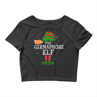 Germaphobe Elf Group Matching Family Christmas Sanitizer T Shirt Crop Top | Artistshot