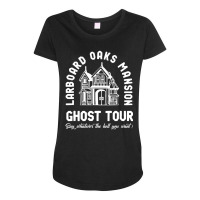 Larboard Oaks Mansion Ghost Tour Say Maternity Scoop Neck T-shirt | Artistshot