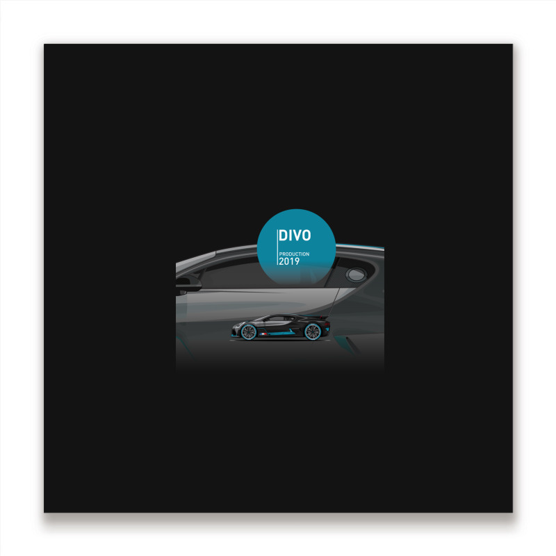 Supercar Divo Production 2019 Metal Print Square | Artistshot