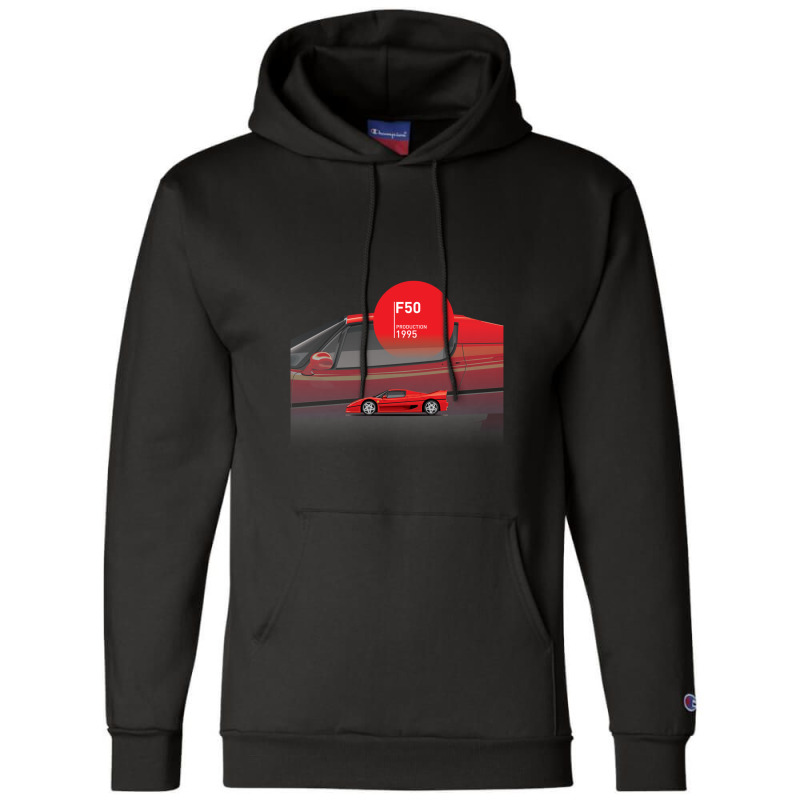 Supercar F50 Production 1995 Champion Hoodie | Artistshot