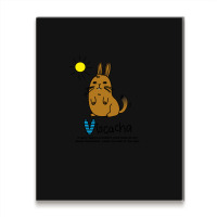 V Is For Viscacha Metal Print Vertical | Artistshot