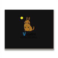 V Is For Viscacha Metal Print Horizontal | Artistshot