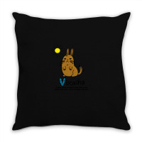 V Is For Viscacha Throw Pillow | Artistshot