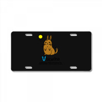 V Is For Viscacha License Plate | Artistshot