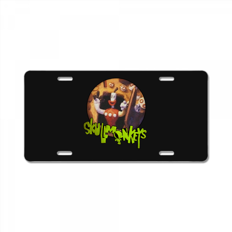 Skullmonkeys License Plate | Artistshot