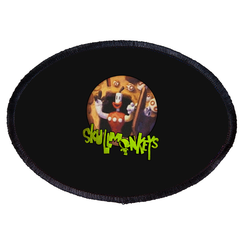 Skullmonkeys Oval Patch | Artistshot