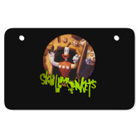 Skullmonkeys Atv License Plate | Artistshot