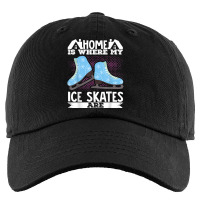 Figure Skater Home Is Where My Ice Skates Are Dancing T Shirt Kids Cap | Artistshot