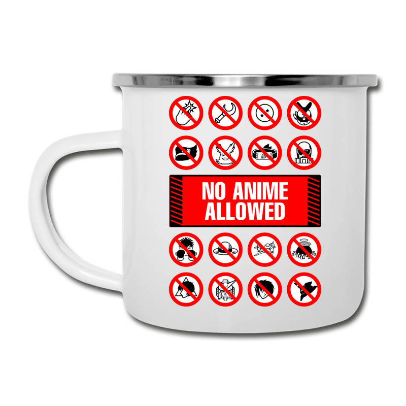 Anime Signs - Not Allowed Camper Cup | Artistshot