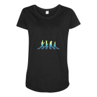 Wizard Of Oz Abbey Brick Road Maternity Scoop Neck T-shirt | Artistshot