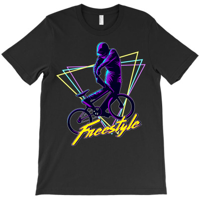 Bmx Freestyle T-shirt Designed By Roger