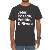 Jeter, Posada, Pettitte, Rivera - White Vintage T-shirt | Artistshot