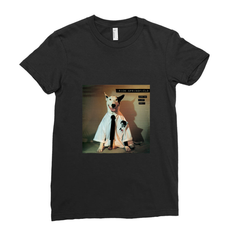 Working Class Dog Ladies Fitted T-Shirt by LukeReyes | Artistshot