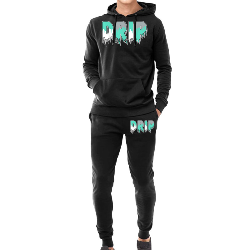 Drip Dripping New Emerald 1s Matching T Shirt Hoodie & Jogger Set | Artistshot