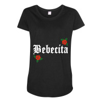 Bebecita Latina Roses Floral Maternity Scoop Neck T-shirt | Artistshot