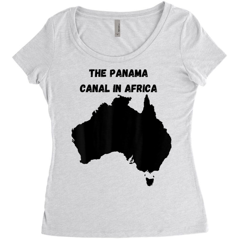 Funny Gift Where Is The Panama Canal Located T Shirt Women's Triblend Scoop T-shirt by cm-arts | Artistshot