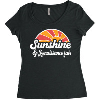 Sunshine And Renaissance Fair Men Women Sunset Appreciation T Shirt Women's Triblend Scoop T-shirt | Artistshot