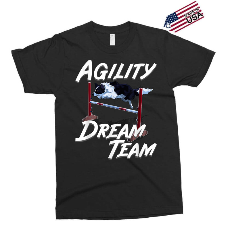 Cute Border Collie Agility Dream Team Dog Sport Exclusive T-shirt by IsabelConstance | Artistshot