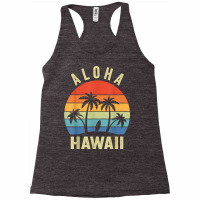 Aloha Hawaii Hawaiian Island Shirt Palm Beach Surfboard Surf T Shirt Racerback Tank | Artistshot