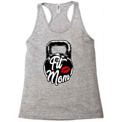 kettlebell fit mom gym training long sleeve t shirt Racerback Tank | Artistshot