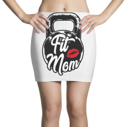 kettlebell fit mom gym training long sleeve t shirt Mini Skirts | Artistshot