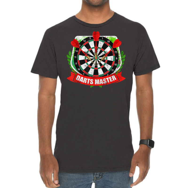 Darts Master Dartboard Dart Set Dart T Shirt Vintage T-Shirt by cm-arts | Artistshot