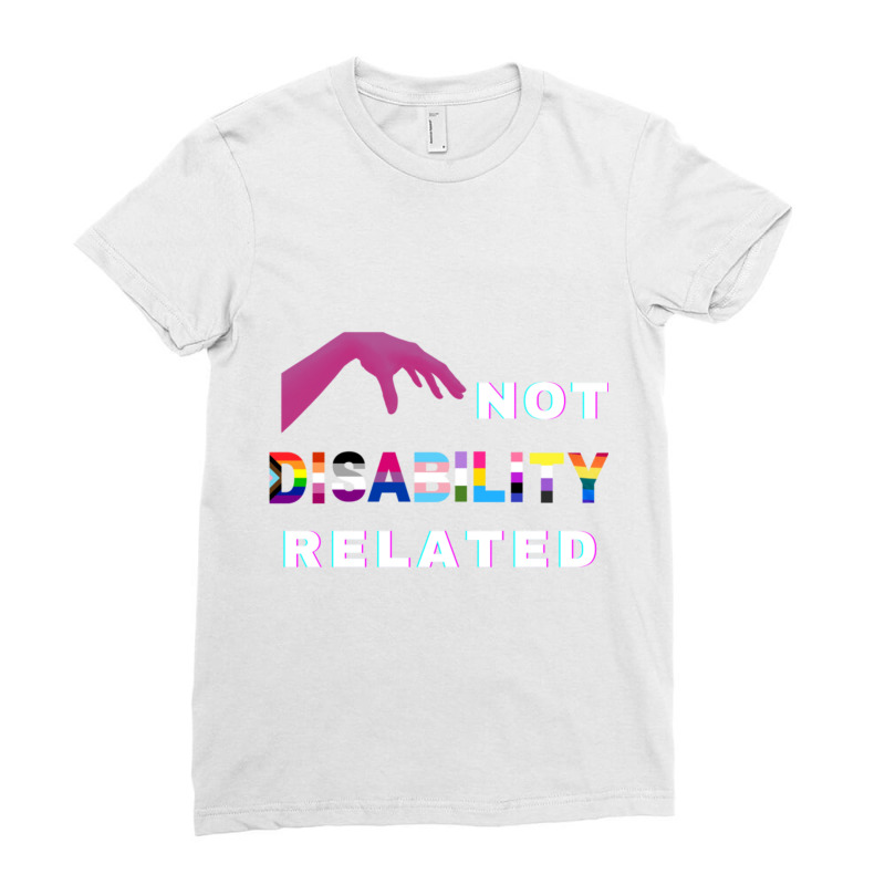 Disability X Pride Month Ladies Fitted T-Shirt by DIANEWILLIAMS | Artistshot