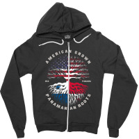 American Grown Panamanian Roots Panama Flag Zipper Hoodie | Artistshot