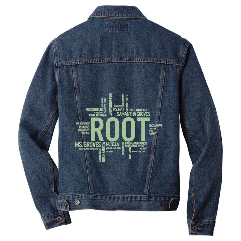 Root Identities Gifts Idea Men Denim Jacket | Artistshot