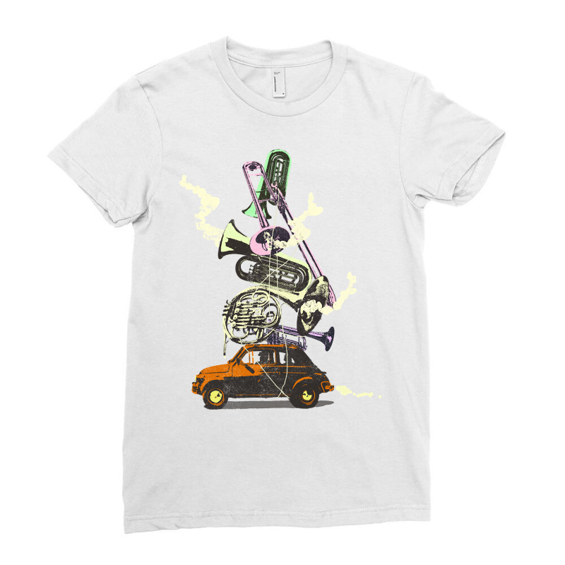 Jazz Caravan Ladies Fitted T-Shirt by Kandurip541 | Artistshot