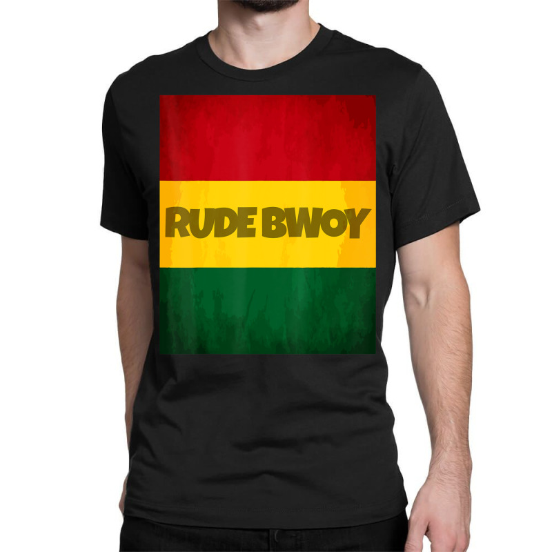 Jamaican Slang Jamaica Rasta Reggae Rude Boy Classic T-shirt by cm-arts | Artistshot