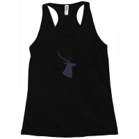 Copy Of Silhouette Of A Deer Head. Forest Animals. Isolated Racerback Tank | Artistshot