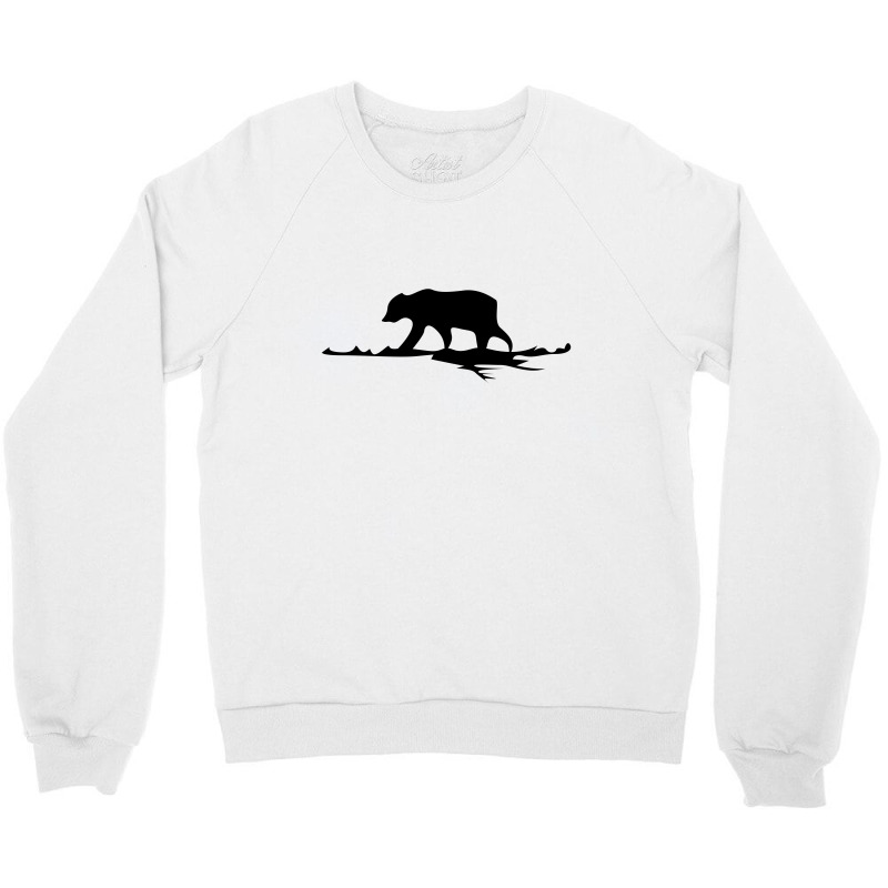 Bear Alone Crewneck Sweatshirt | Artistshot