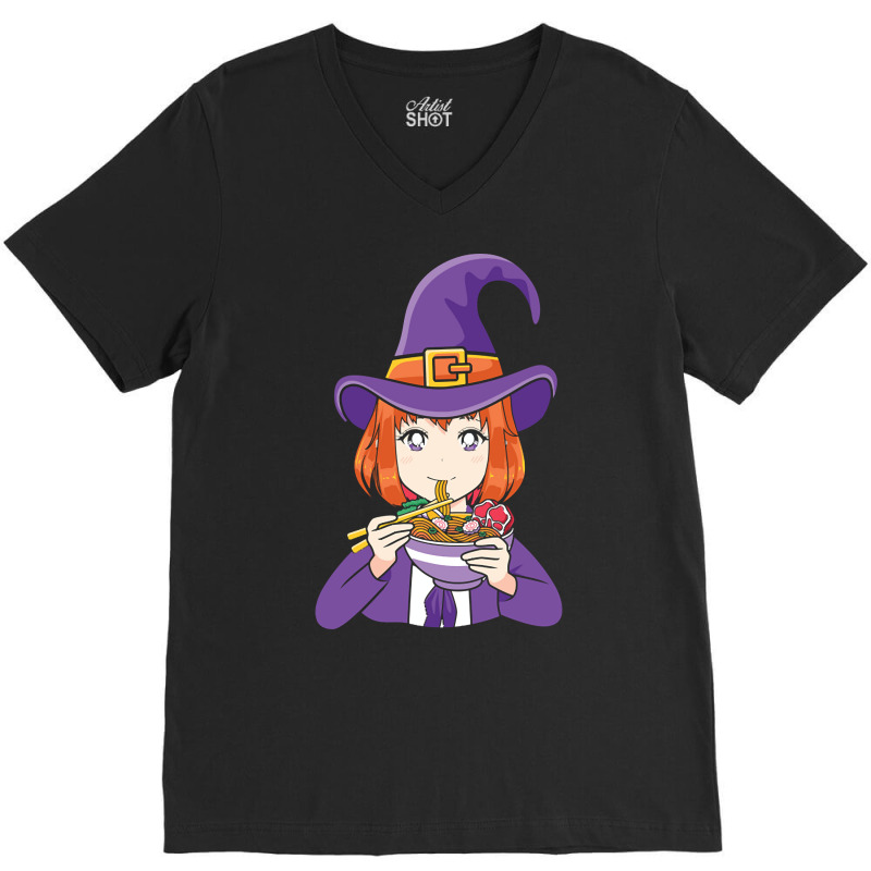 Anime Witch V-neck Tee | Artistshot