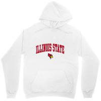 Illinois State Redbirds Arch Over Black Officially Licensed Sweatshirt Unisex Hoodie | Artistshot