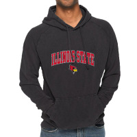 Illinois State Redbirds Arch Over Black Officially Licensed Sweatshirt Vintage Hoodie | Artistshot